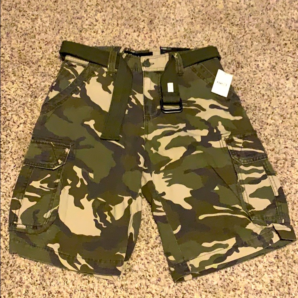 Camo Cargo Shorts